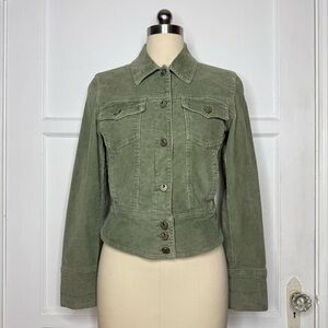 Bandolino green corduroy jacket